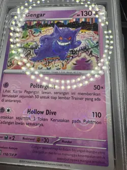 PSA 10 Gengar SV-P #118 Pokemon IN 2024 SV5s CHAMP-PARTICIPATION SEE DESCRIPTION - Image 4