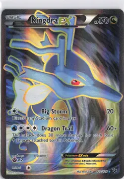 Kingdra EX XY Fates Collide 122/124 Pokemon TCG - LP - Image 1