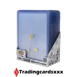 Ultra PRO - 25 Toploader and Penny Sleeves Pokemon : Pikachu - Image 1