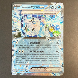 Brunnenmaske-Ogerpon EX 027/131 PRE 🟢NM 🇩🇪Deutsch Pokemon Prismatische - Image 2