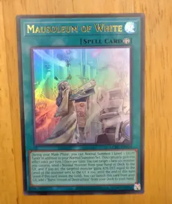 Yu-Gi-Oh! Mausoleum Of White #LCKC-EN036 Ultra Rare (NM) - Image 1