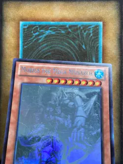 Yugioh Mobius the Mega Monarch LVAL-EN040 Ghost Rare 1st Ed NM - Image 3
