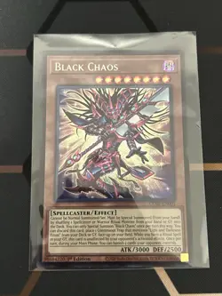 YuGiOh! Black Chaos - Secret Rare - NM - CORI-EN001 - Chaos Origins - Image 1