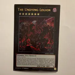 Konami Yu-Gi-Oh! TCG The Undying Legion MZMU-EN006 1st Ed Xyz 2700/0 - Image 1