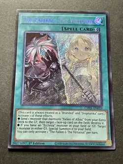 The Fallen & The Virtuous | CH01-EN019 | Secret Rare | LP | 1st Ed | YuGiOh! - Image 5