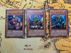 Yugioh Andro Sphinx Sphinx Teleia Theinen The Great Sphinx Movie Promo Set LP - Image 1