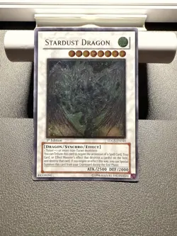 Yugioh Stardust Dragon 1st Edition Ultimate Rare TDGS-EN040 MP - Image 1