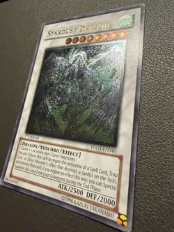 Yugioh Stardust Dragon 1st Edition Ultimate Rare TDGS-EN040 MP - Image 5