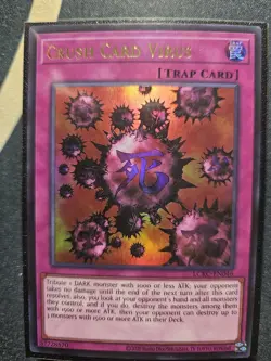 Yu-Gi-Oh! TCG Crush Card Virus [Version 1] LCKC-EN046 Ultra Rare - NM/M - Image 1