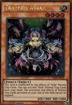 Traptrix Atrax PGL2-EN036 Gold Rare X 3 1st Mint YUGIOH English - Image 1