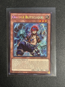 Yu-Gi-Oh! Chaos Origins 1st Edition CORI-EN012 Crackle Blitzclique Secret Rare - Image 1