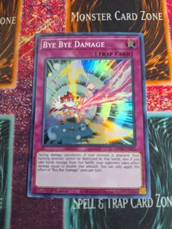 Yu-Gi-Oh! Bye Bye Damage MP20-EN202 Super Rare 1st Edition Near Mint - Image 1
