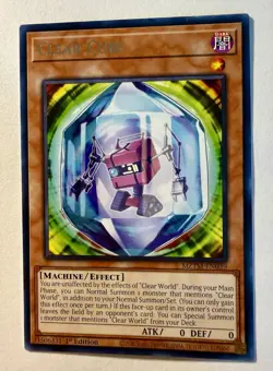 Yugioh! Clear Cube - MZTM-EN039 - Rare - 1st Edition Near Mint, English - Image 1