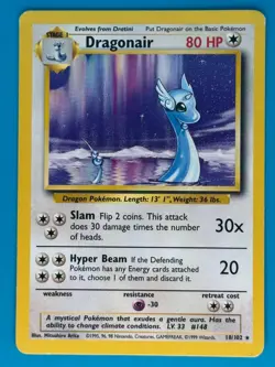 Pokemon - Dragonair 18/102 Non-Holo [Base Set] *Lightly Played - LP* - Image 1