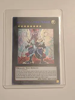 Yugioh Neo Galaxy-Eyes Cipher Dragon RATE-EN049 Super Rare 1st Ed NM - Image 1