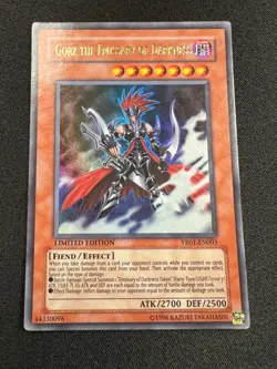 Yu-Gi-Oh! Gorz The Emissary Of Darkness (VLP) YR01-EN003 Ultra Rare - Image 1