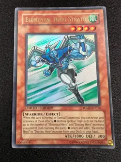 Yu-Gi-Oh! Elemental Hero Stratos (LP) JUMP-EN012 Shonen Jump Magazine Promos - Image 1