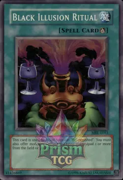 Black Illusion Ritual super rare MRL-E051 Yugioh - Image 1