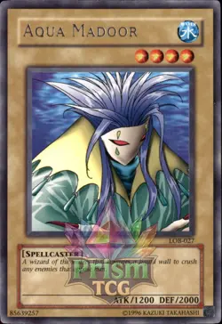 Aqua Madoor rare LOB-027 Yugioh - Image 1