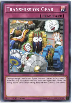 Yugioh - Transmission Gear COTD-EN080 1st Edition - Code of the Duelist - Image 1