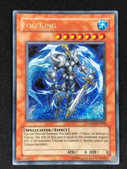 YUGIOH FOG KING LODT-EN098 SECRET NM - Image 1