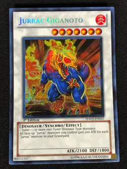Yugioh Jurrac Giganoto HA02-EN057 1st Secret (NM) - Image 1