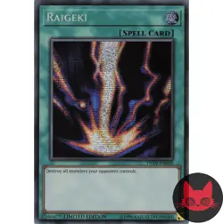 Yugioh Raigeki TN19-EN010 Secret Rare Limited Edition NM - Image 1