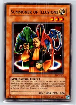 Summoner of Illusions LON-EN063 Labyrinth of Nightmare Yu-Gi-Oh LP - Image 1