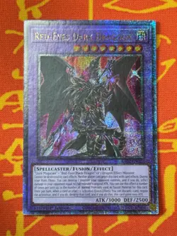 YUGIOH RED-EYES DARK DRAGOON QUARTER CENTURY SECRET RARE NM RA02-EN21 - Image 1