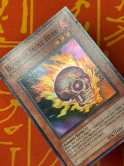 YUGIOH BURNING SKULL HEAD SUPER RARE EXCELLENT WB01-EN003 - Image 3