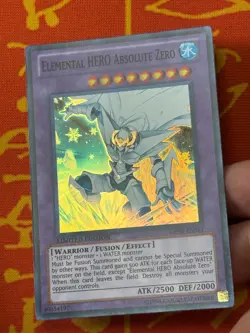YUGIOH ELEMENTAL HERO ABSOLUTE ZERO SUPER RARE EXCELLENT GENF-ENSE1 - Image 3