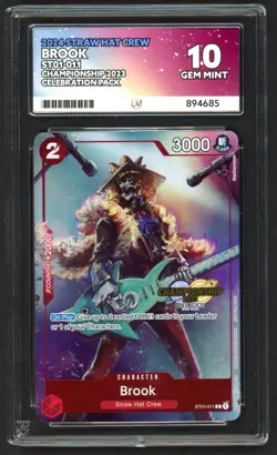One Piece Card Game - ACE 10 Brook ST01-011 - Straw Hat Crew Championship - Image 1