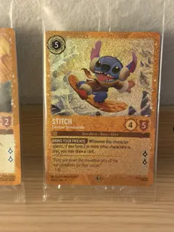 Disney Lorcana Promo Cards Stitch Lilo & Scrooge McDuck New/Sealed One of Each - Image 4