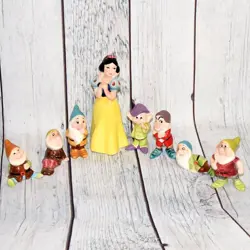 Disney Snow White & The Seven Dwarfs Ceramic Figures - Free Shipping - Image 1