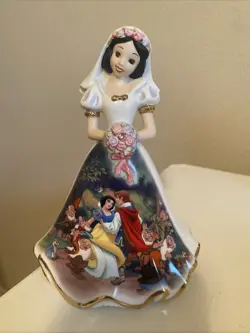 Disney Princess Figurine Bradford Exchange Bell-Happily Ever After Snow White - Image 1