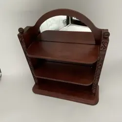 Disney Lenox Treasures Snow White And 7 Dwarfs Mirrored Shelf Display SHELF ONLY - Image 2
