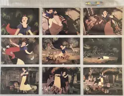 1993 Snow White & the Seven Dwarfs 90 CARD BASE SET SKYBOX DISNEY in Sleeves - Image 4