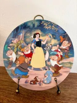 Bradford Exchange Disney Snow White Seven Dwarfs Plate Knowles Treasured Moments - Image 1