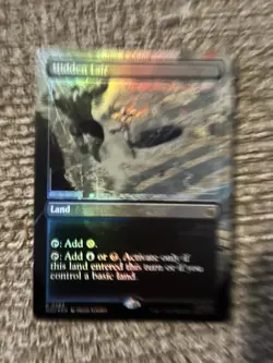 Hidden Lair Borderless Foil Marvel Super Heroes Mtg Nm 0383 - Image 1