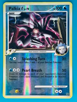 Pokemon - Palkia G 12/127 Reverse Holo [Platinum Set] - *Heavily Played - HP* - Image 1