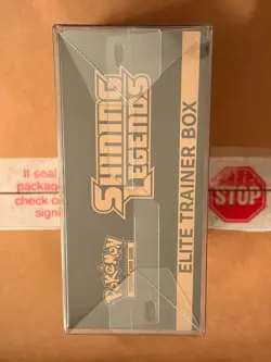 Pokemon Shining Legends Elite Trainer Box ETB New Factory Sealed w Plastic Case - Image 5