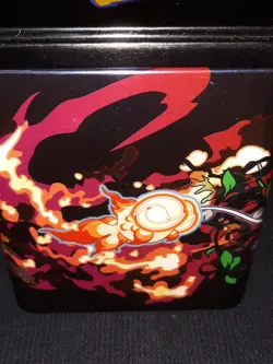 Pokemon tins as art. Mixed lot with a few cards and coins. FREE comic book. - Image 4