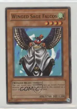 Winged Sage Falcos YuGiOh Tournament Pack 5 #TP5-EN019 2004 READ - Image 1