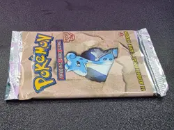 New Sealed Unopened Pokemon TCG Fossil 1st Edition Booster Pack Lapras Art RARE! - Image 4
