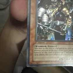 Yugioh Exiled Force LOD-023 Super Rare 1st Ed NM - Image 2