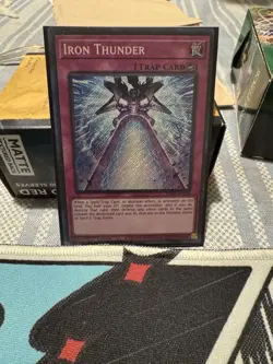 Yugioh Iron Thunder PHNI-EN080 1st Edition Secret Rare NM - Image 2