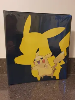 Ultra Pro Pokemon Pikachu 2-inch 3-ring card Binder Card Storage Display Folder - Image 1