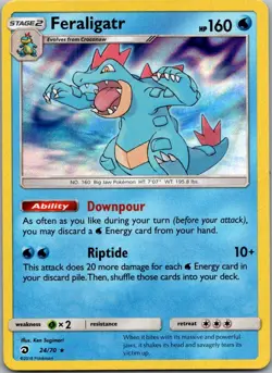 Feraligatr Holo Holo Rare Dragon Majesty 24/70 NM - Image 1