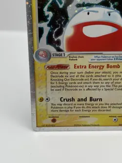 Pokemon Electrode ex 107/112 EX FireRed & LeafGreen Holo Rare See Photos - Image 4