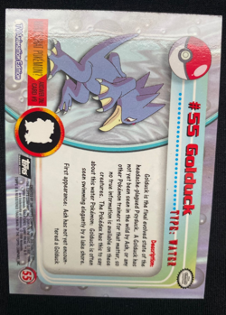 Topps Golduck #55 Animation Series Pokemon Card - Holo - Black Label (NM) - Image 2